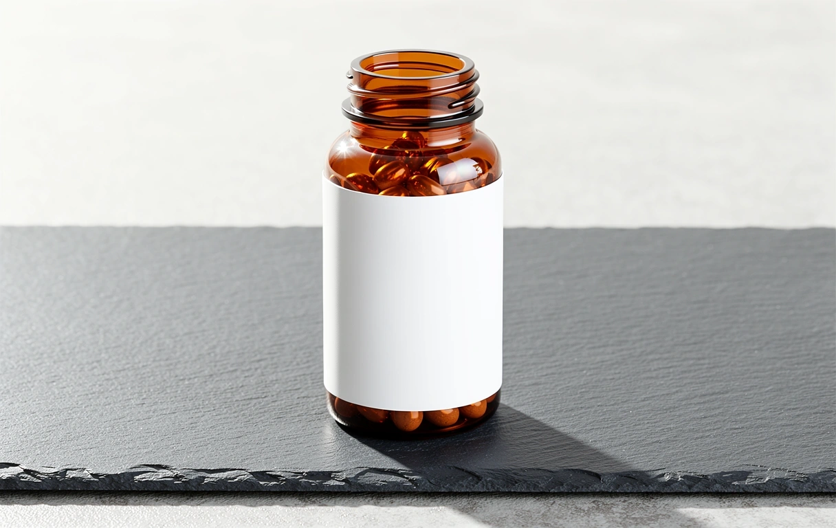 Energy endurance supplement bottle